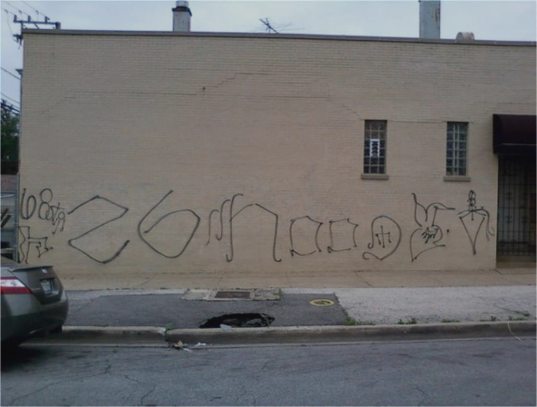 Chicago Gang Graffiti and it's meaning - Tony Avendorph Blog